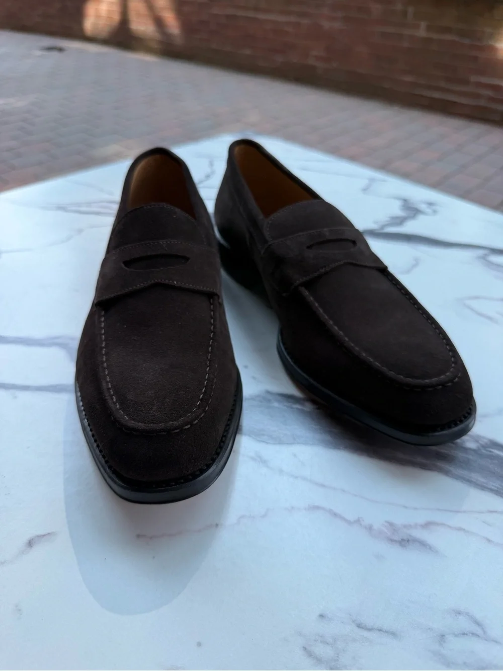 Il Gergo Men’s Suede Loafers Size 8
